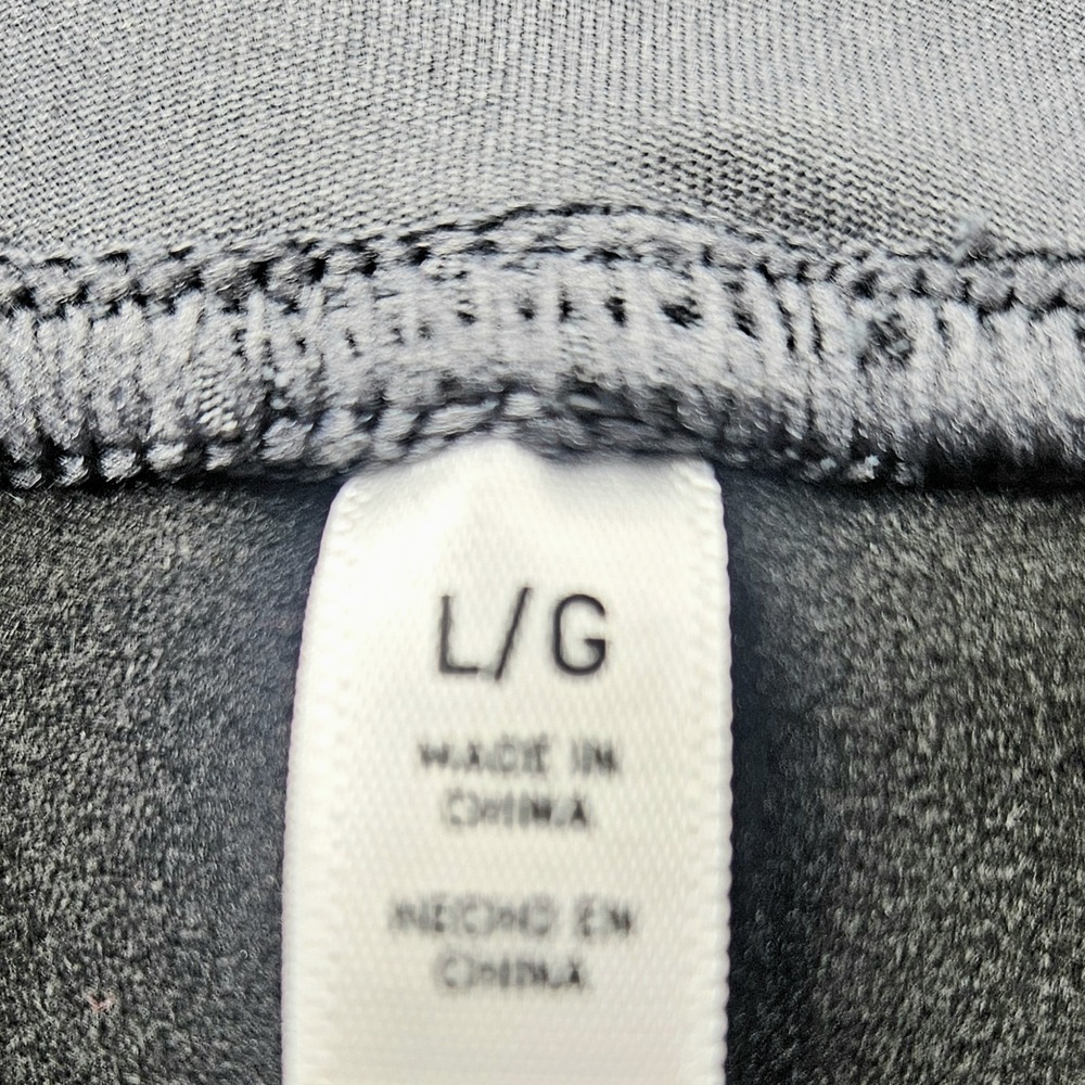 Seven7 Leggings Faux Leather Women Large Gray High Rise Stretch Pull On NWT - Picture 7 of 12